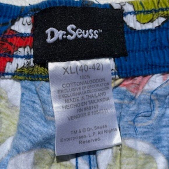 Boxer Shorts . Size: Extra Large {40-42} Per Label . Dr Seuss - Picture 4 of 4